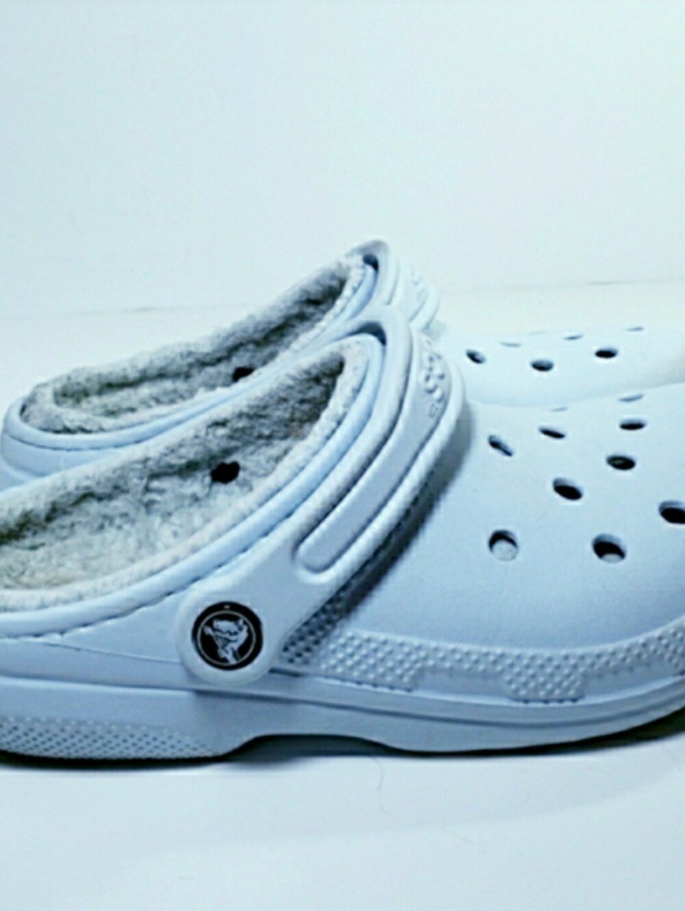 CROCS Faux Fur Lined Mules Clogs